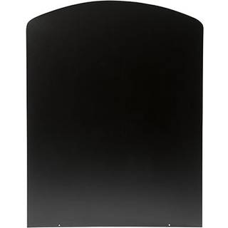 Varde Stålgulvplade Afrundet Front Sort   85x110cm- SÆLGES KUN SAMMEN MED KØB AF VARDE BRÆNDEOVN