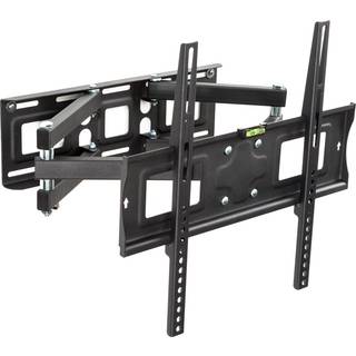 Vægbeslag 26-55 tommer (66-138 cm.) (Vipbar + Svingbar + Vaterpas) - sort