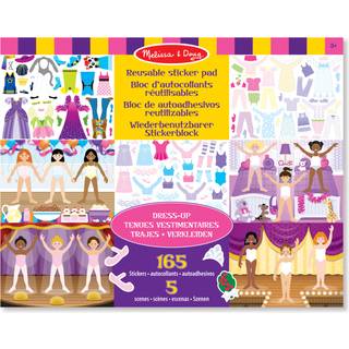 Melissa & Doug - Påklædningsdukker med tøj og scener*