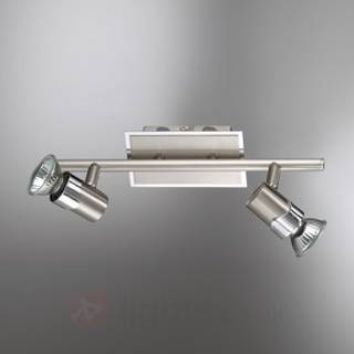 Fabas Luce Loftslampe Alice, dæmpbar, Aluminium/grå/zink, Gangområde, Metal, Moderne