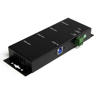 STARTECH 4-Port Industrial USB 3.0 Hub - Mountable