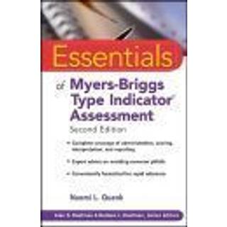 Essentials of Myers-Briggs Type Indicator Assessment