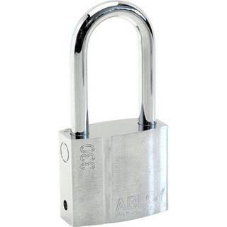 Hængelås ABLOY PL330/50, klasse 2, med lang bøjle, Ø8 mm, sølv