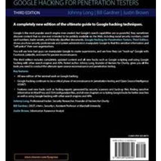 Google Hacking for Penetration Testers