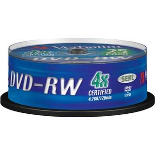 VERBATIM DVD-RW Verbatim 4.7Gb 4x spindle (25)