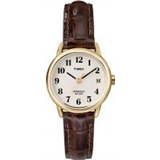 Timex Cream Dial Brown Leather Strap Women's Watch T20071