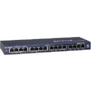NETGEAR GS116 Ikke administreret Grå