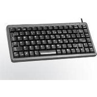 Cherry Compact-Keyboard G84-4100 - Tastatur - Nordisk - Sort