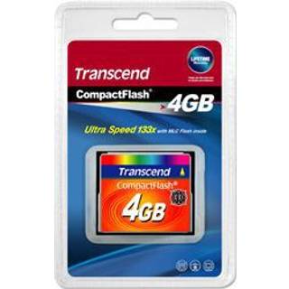 Transcend Compact Flash 133x - 50MB/s - 4GB
