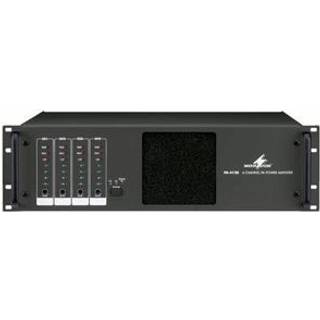 Monacor PA-4120D Multikanals effektforstærker (4x120W 4 Ohm) | PRIS-MATCH