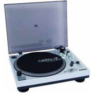 Omnitronic BD-1380 USB Turntable sil TILBUD NU pladespiller sølv