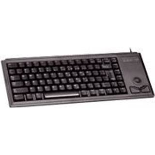 Cherry Slim Line G84-4420 - keyboard - US - black Input Device - Tastatur - Amerikansk engelsk - Sort
