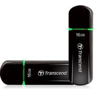 Transcend JetFlash 600 Black - 16GB - 16GB - USB Stick