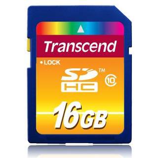 Transcend SD Karte SDHC 16GB Class 10