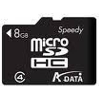 Adata MicroSDHC, 8GB, UHS-I klass 4 hukommelseskort