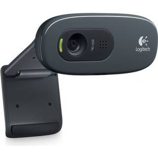 Logitech HD Webcam C270 - webkamera med indbygget microfon sort