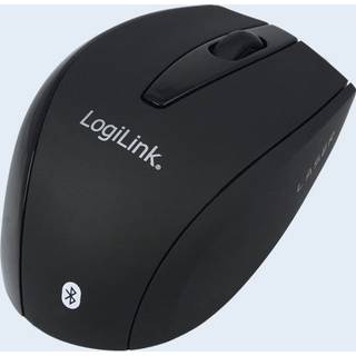 LogiLink Mouse Laser Bluetooth - Mus - Laser - 5 knapper - Sort