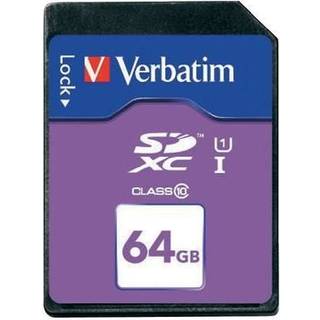 Verbatim SDXC 64GB Class 10 hukom. kort