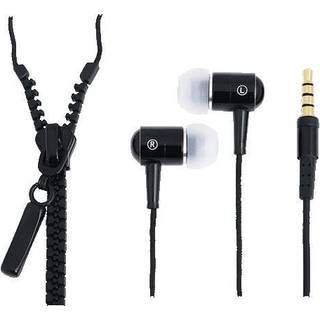 LogiLink "Zipper" stereo in-ear headset with remote black