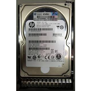 HP 600GB hot-plug dual-port SAS HDD - 10.000 RPM - 600GB - Harddisk - 653957-001 - SAS2 - 2.5"