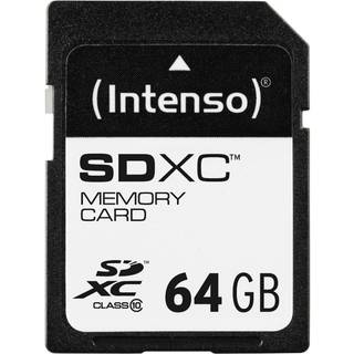 Intenso® 64GB SD Hukommelseskort Class 10