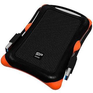 Silicon Power Armor A30 Black - 1TB - Ekstern Harddisk - Orange