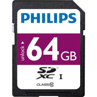 Philips FM64SD55B - flash memory card - 64 GB - SDXC