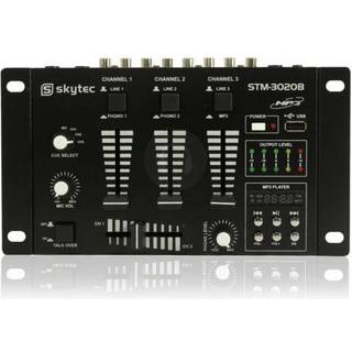 STM-3020, 4-channel mixer with USB Black "B-STOCK" TILBUD NU