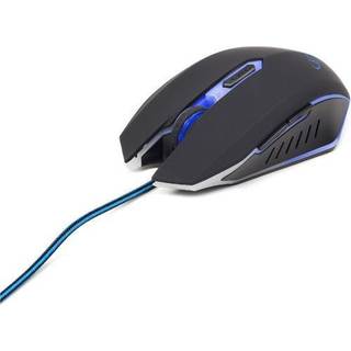 Gembird USB Gaming Mouse - Gaming Mus - Optisk - 6 knapper - Blå