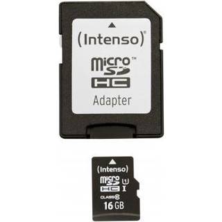 Intenso® 16GB Micro SD UHS-I Hukommelseskort inkl. Adapter