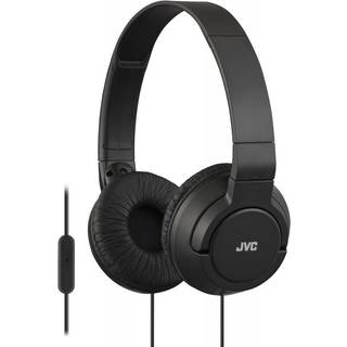 JVC SR18 on-ear-hovedtelefoner med mikrofon - mørkeblå