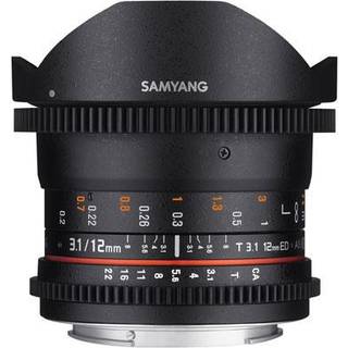 Samyang MF 12mm T/3.1 Fisheye Video Canon EF