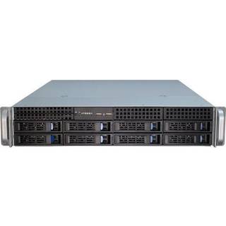 Inter-tech Ipc 2u-2408 2u 19" Rack Rustfrit Stål, Sort