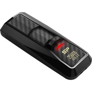 Silicon Power Blaze B50 - Sort - 256GB - USB Stick
