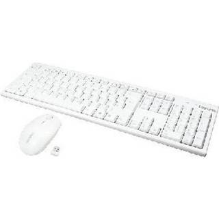 LogiLink Combo Set with Autolink - Tastatur & Mus sæt - Hvid
