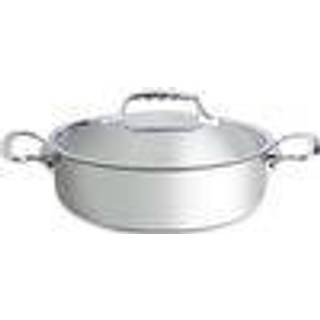 de Buyer Affinity Bratentopf nieder 24 cm / 2,6 L - Edelstahl-Mehrschichtmaterial - Silber