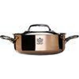 de Buyer Prima Matera Kupfer-Bräter 28 cm / 4,9 L induktionsgeeignet - Edelstahlgussgriffe - Kupfer