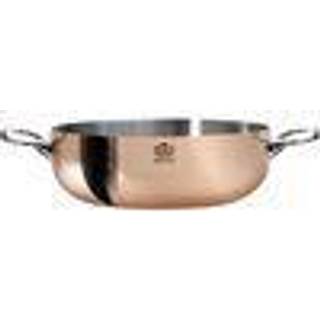de Buyer Prima Matera Kupfer-Bräter konisch 28 cm / 4,9 L induktionsgeeignet - Edelstahlgussgriffe - Kupfer