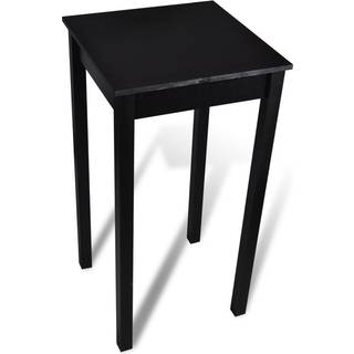 barbord MDF sort 55x55x107 cm