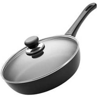 Scanpan Classic sauterpande sort Ø26 cm med låg