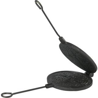 Skeppshult Original Waffeleisen 15 cm - Gusseisen - Schwarz
