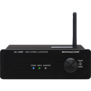 Monacor SA-160 Bluetooth forstærker (2x 30 W, 8 Ohm) | PRIS-MATCH