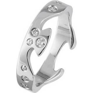 Georg Jensen Fusion AA endering 1367, 18 kt. hvidguld med 8 diamanter - Str. 57