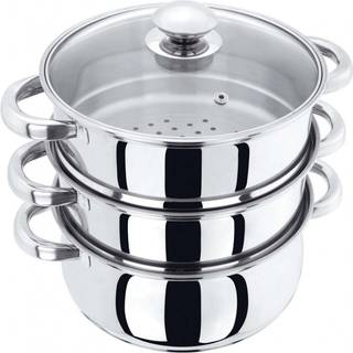 Judge Judge Essential 3 Tier Glass Lid Steamer Set