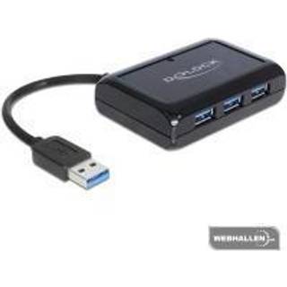 Delock USB Hub + Gigabit Lan