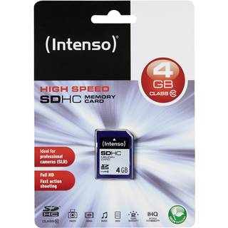 Intenso® 4GB Micro SD Klasse 10 Hukommelseskort Incl. adapter