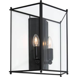 Konsthantverk Glimminge væglampe glas/sort