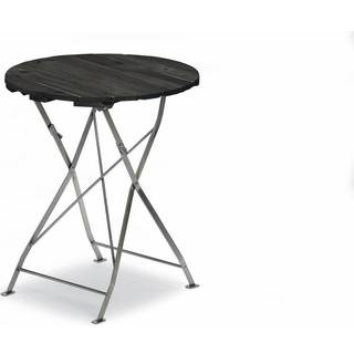 Hillerstorp Krögaren Cafébord Ø60x72 Cm - Haveborde Galvaniseret Stål Sort - 212814