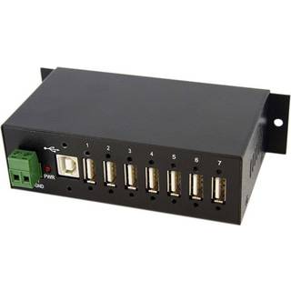 StarTech.com USB 2.0 Industrial USB Hub USB hub - 7 ports - Sort