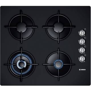 Bosch POH6B6B10 hob Black Built-in Gas 4 zone(s)